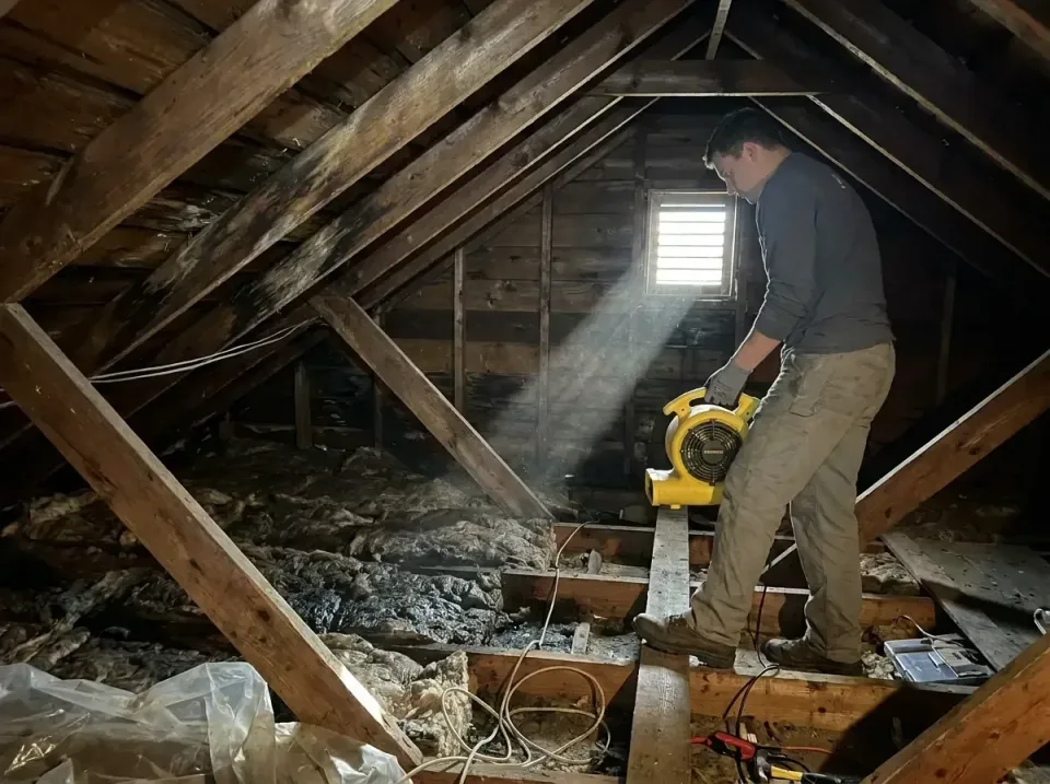 attic-water-damage-drying-proc-007 — frequently asked questions, Emergency Water Extraction & 24/7 Flood Response in Cedarhu…